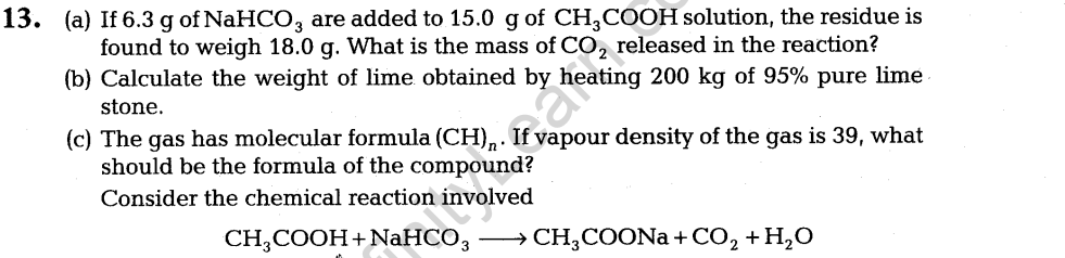 CBSE Sample Papers for Class 11 Chemistry Solved 2016 Set 4-13