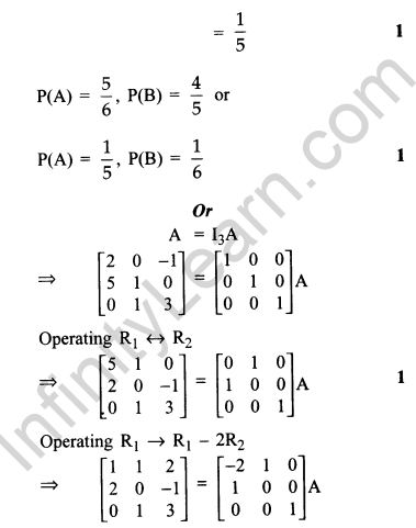 CBSE Sample Papers for Class 12 Maths Solved 2016 Set 5-40