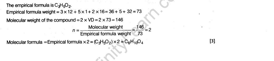 CBSE Sample Papers for Class 11 Chemistry Solved 2016 Set 4-52