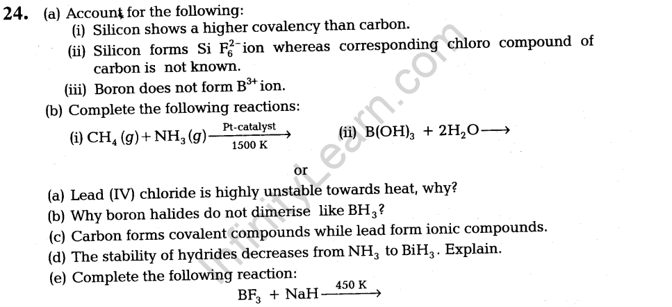 CBSE Sample Papers for Class 11 Chemistry Solved 2016 Set 4-24