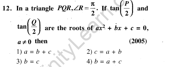 JEE Main Previous Year Papers Questions With Solutions Maths Quadratic Equestions And Expressions-12