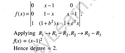 JEE Main Previous Year Papers Questions With Solutions Maths Matrices, Determinatnts and Solutions of Linear Equations-42