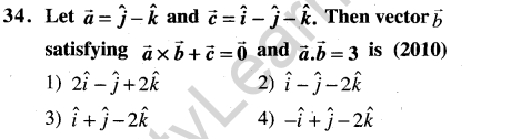 JEE Main Mathematics Vectors Previous Year Questions With Solutions ...