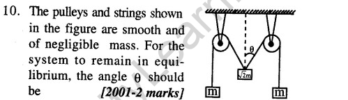 JEE Main Previous Year Papers Questions With Solutions Physics Laws of Motion-9