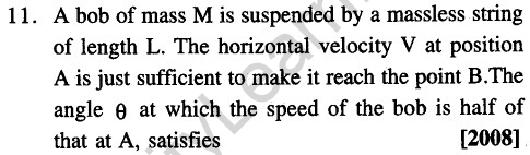 JEE Main Previous Year Papers Questions With Solutions Physics Work,Energy And Power-8