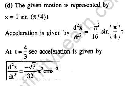JEE Main Previous Year Papers Questions With Solutions Physics Simple Harmonic Motion-13
