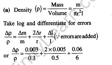 JEE Main Previous Year Papers Questions With Solutions Physics Units, Dimensions And Errors-21