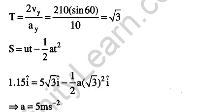 JEE Main Previous Year Papers Questions With Solutions Physics Kinematics-84