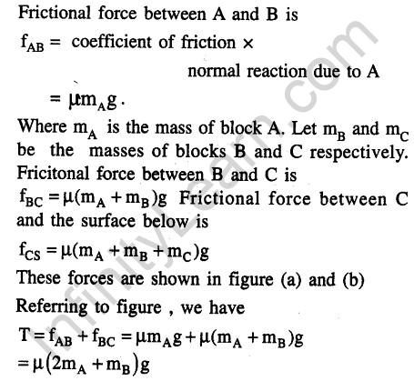 JEE Main Previous Year Papers Questions With Solutions Physics Laws of Motion-25