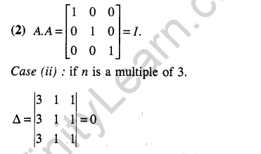 JEE Main Previous Year Papers Questions With Solutions Maths Matrices, Determinatnts and Solutions of Linear Equations-36