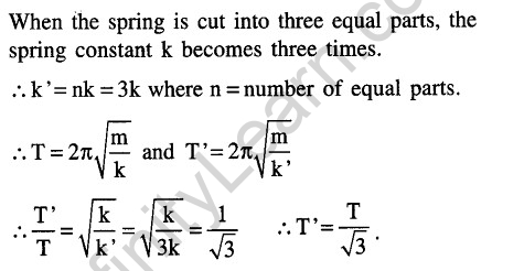 JEE Main Previous Year Papers Questions With Solutions Physics Simple Harmonic Motion-66