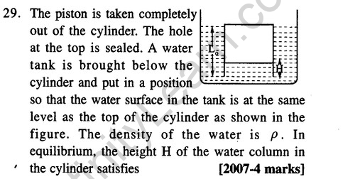 JEE Main Previous Year Papers Questions With Solutions Physics Properties of Matter-30