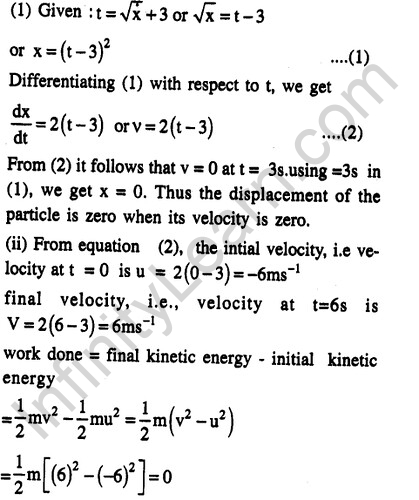 JEE Main Previous Year Papers Questions With Solutions Physics Work,Energy And Power-21