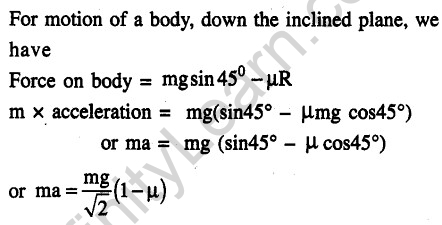 JEE Main Previous Year Papers Questions With Solutions Physics Laws of Motion-58