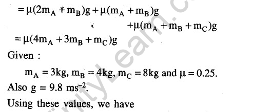 JEE Main Previous Year Papers Questions With Solutions Physics Laws of Motion-27