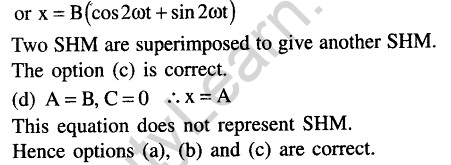 JEE Main Previous Year Papers Questions With Solutions Physics Simple Harmonic Motion-28
