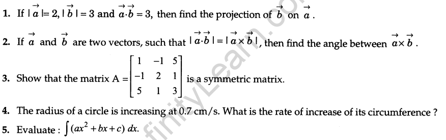 CBSE Sample Papers for Class 12 Maths Solved 2016 Set 9-1