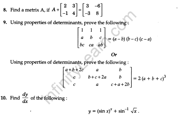 CBSE Sample Papers for Class 12 Maths Solved 2016 Set 9-3