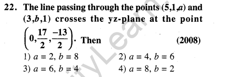 jee-main-previous-year-papers-questions-with-solutions-maths-three-dimensional-geometry-22