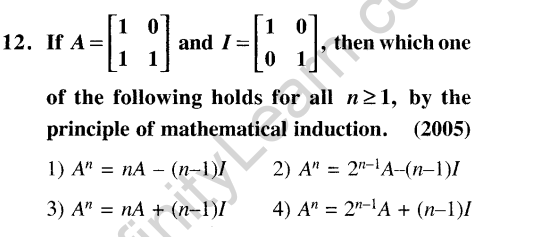 JEE Main Previous Year Papers Questions With Solutions Maths Binomial Theorem and Mathematical Induction-12