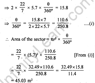 RD Sharma Class 10 Pdf Free Download Full Book Chapter 15 Areas related to Circles 