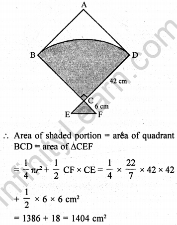 RD Sharma Class 10 Textbook PDF Chapter 15 Areas related to Circles 