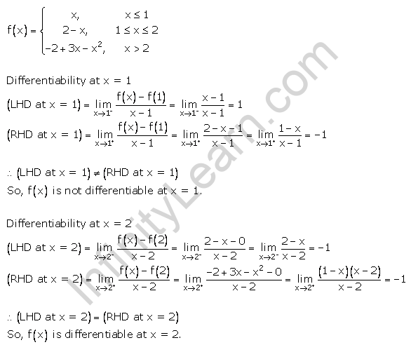 RD Sharma Class 12 Solutions Chapter 10 Differentiability Ex 10.1 Q6