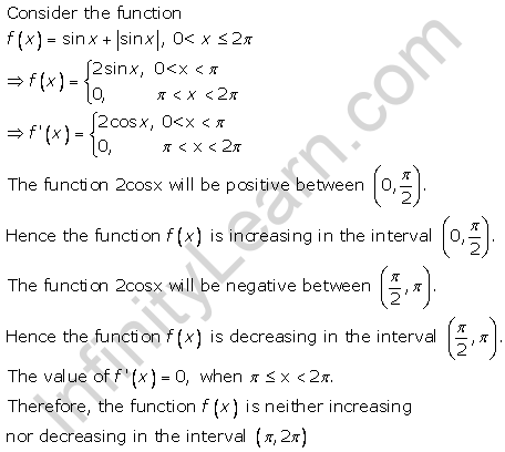 RD Sharma Class 12 Solutions Chapter 17 Increasing and Decreasing Functions Ex 17.2 Q39-ii