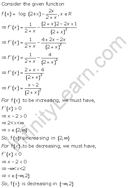 RD Sharma Class 12 Solutions Chapter 17 Increasing and Decreasing Functions Ex 17.2 Q1-xxviii