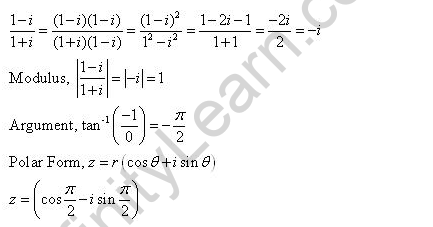 RD-Sharma-class-11-Solutions-Chapter-13-Complex-Numbers-Ex-13.4-Q-1-iv