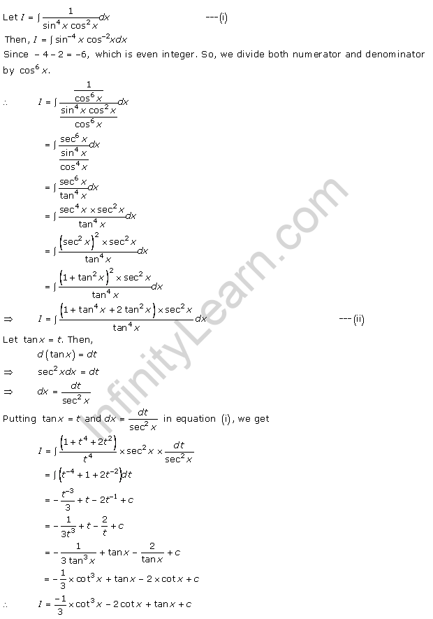 RD-Sharma-Class-12-Solutions-Chapter-19-indefinite-integrals-Ex-19.12-Q10