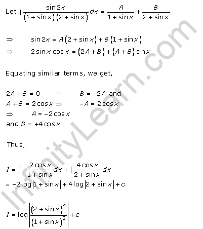 RD Sharma Class 12 Solutions Chapter 19 Indefinite Integrals Ex 19.30 ...