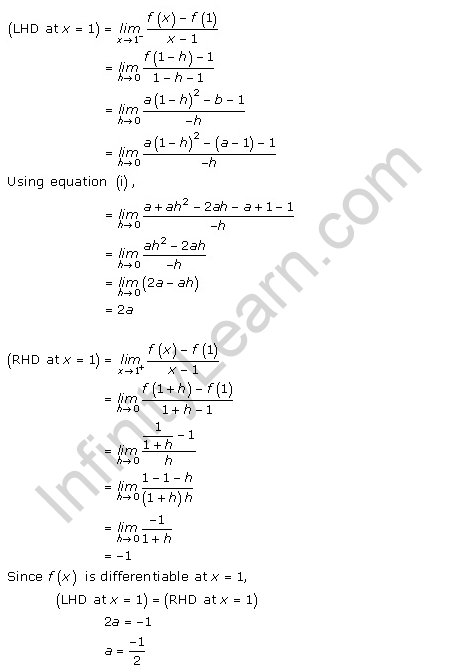 RD Sharma Class 12 Solutions Chapter 10 Differentiability Ex 10.1 Q10-1