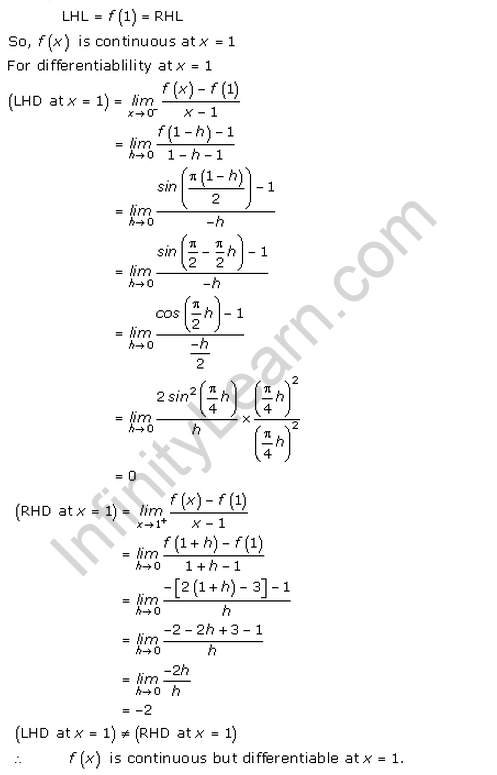 RD Sharma Class 12 Solutions Chapter 10 Differentiability Ex 10.1 Q9-1