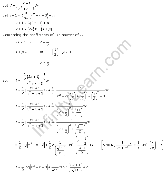 RD Sharma Solutions for Class 12 Maths Exercise 19.1 Chapter 19 Indefinite  Integrals - Access Free PDF