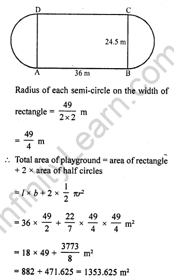 Areas related to Circles Class 10 RD Sharma