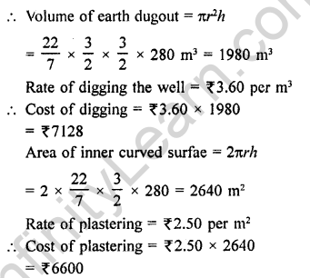 RD Sharma Class 9 Solutions Chapter 19 Surface Areas and Volume of a Circular Cylinder