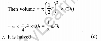 RD Sharma Mathematics Class 9 Solutions Chapter 19 Surface Areas and Volume of a Circular Cylinder