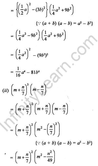 RD Sharma Math Solution Class 9 Chapter 4 Algebraic Identities