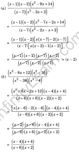 Factorisation Class 8 Extra Questions Maths Chapter 14 Q13.1