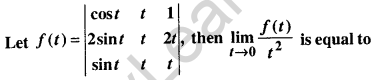 Maths MCQs for Class 12 with Answers Chapter 4 Determinants Q53