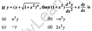 Maths MCQs for Class 12 with Answers Chapter 5 Continuity and Differentiability Q35