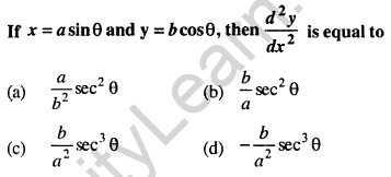 Maths MCQs for Class 12 with Answers Chapter 5 Continuity and Differentiability Q36