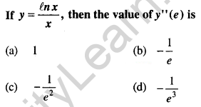 Maths MCQs for Class 12 with Answers Chapter 5 Continuity and Differentiability Q38