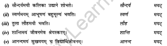 Abhyasvan Bhav Sanskrit Class 9 Solutions Chapter 8 उपसर्गाव्ययप्रत्ययाः 6
