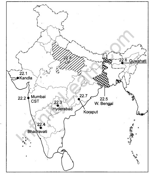 CBSE Previous Year Question Papers Class 12 Geography 2019 Outside Delhi 10