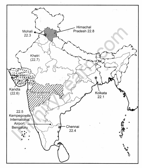 CBSE Previous Year Question Papers Class 12 Geography 2019 Outside Delhi 5
