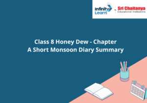 Class 8 Honey Dew - Chapter A Short Monsoon Diary Summary