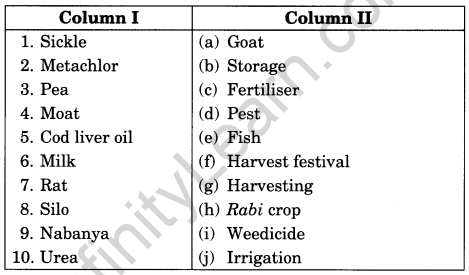 Crop Production and Management Class 8 Extra Questions Science Chapter 1 1
