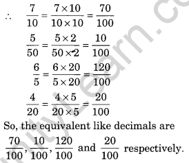 Decimals Class 6 Extra Questions Maths Chapter 8 